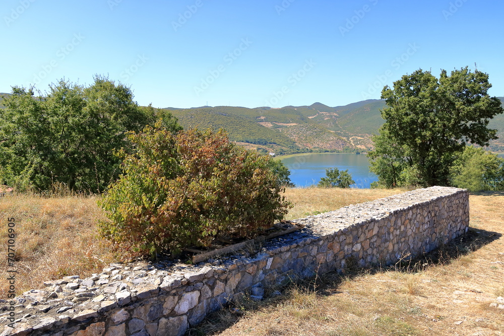 Area around the Lin Ancient Mosaics near Pogradec, Albania