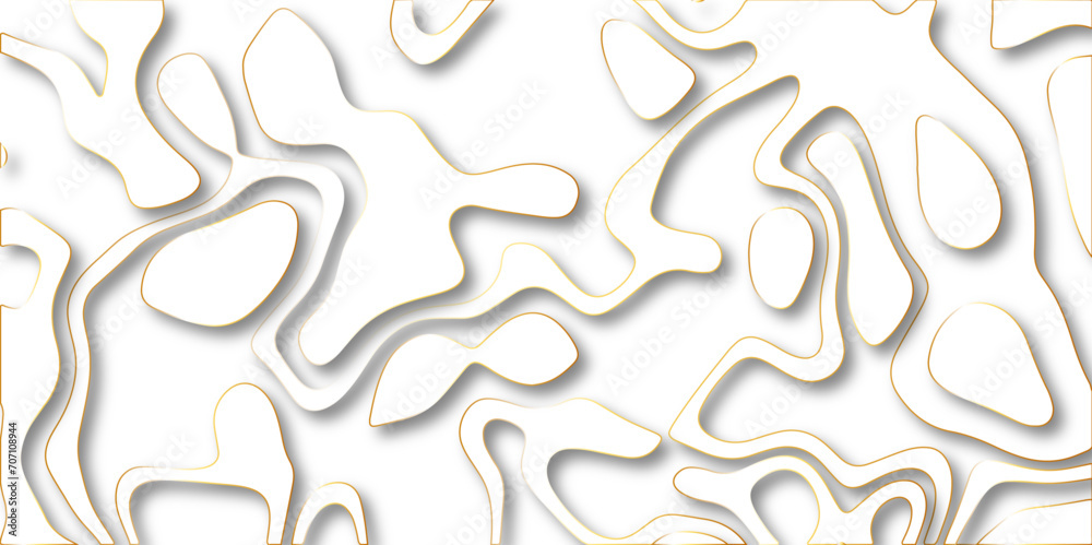 Abstract white background with golden gradient Topographic line map and shadows . Contour elevation topographic and textured Background Modern design White background with topographic wavy patteern. Abstract white background with golden gradient Topographic line map and shadows . Contour elevation topographic and textured Background Modern design White background with topographic wavy patteern.