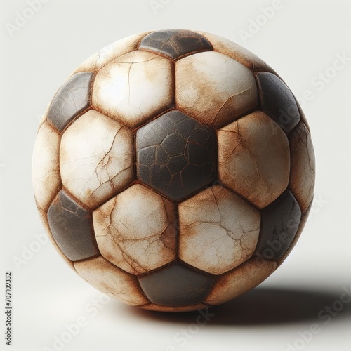 old soccer ball 