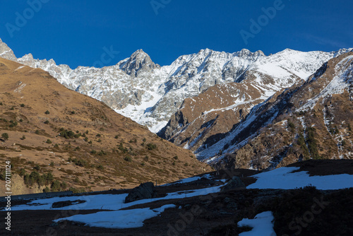 Caucasus mountain landscape. Kabardino-Balkaria, Caucasus, Russia
