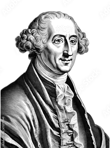 Montesquieu, generative AI photo