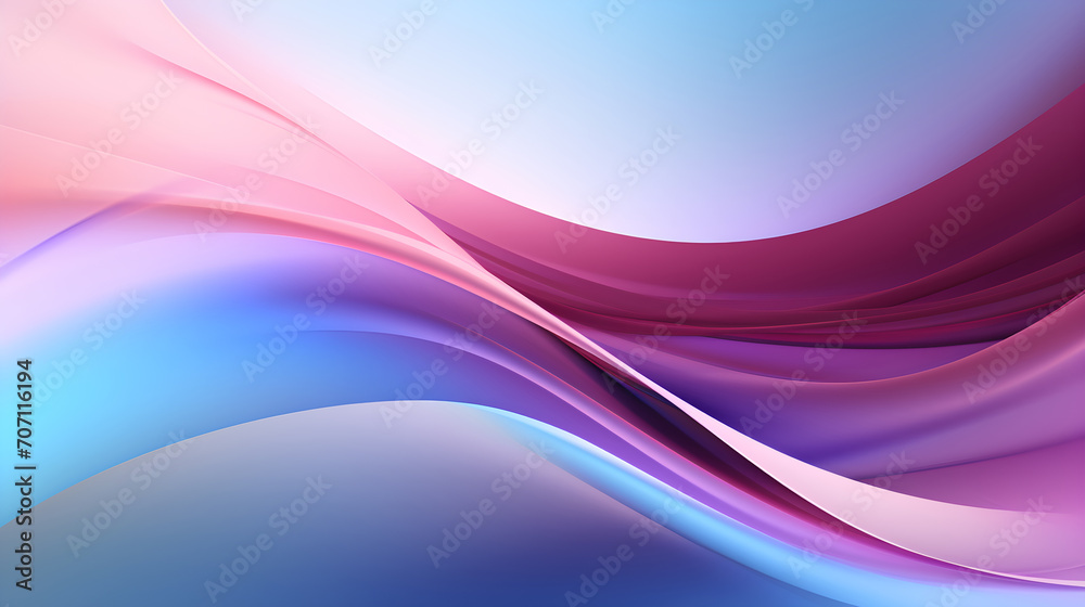 Fototapeta premium Purple and blue gradient fluid wave abstract background