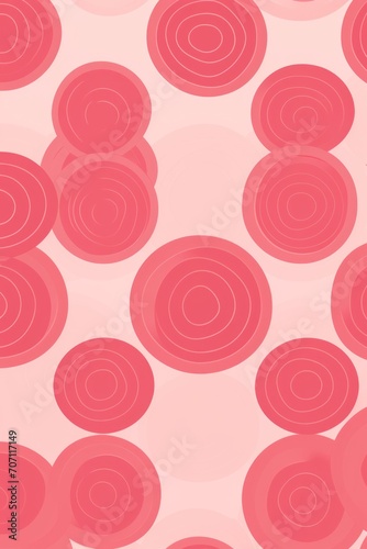 Ruby repeated soft pastel color vector art circle pattern 
