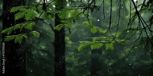 Rain's Symphony: Lush Forest Sings in Nature's Harmony