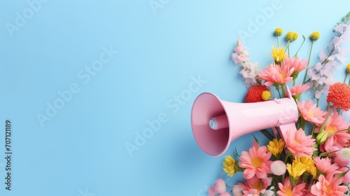 megaphone on white