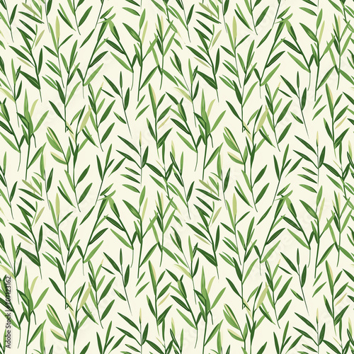 Fresh green grass seamless pattern. Can be used for gift wrapping, wallpaper, background