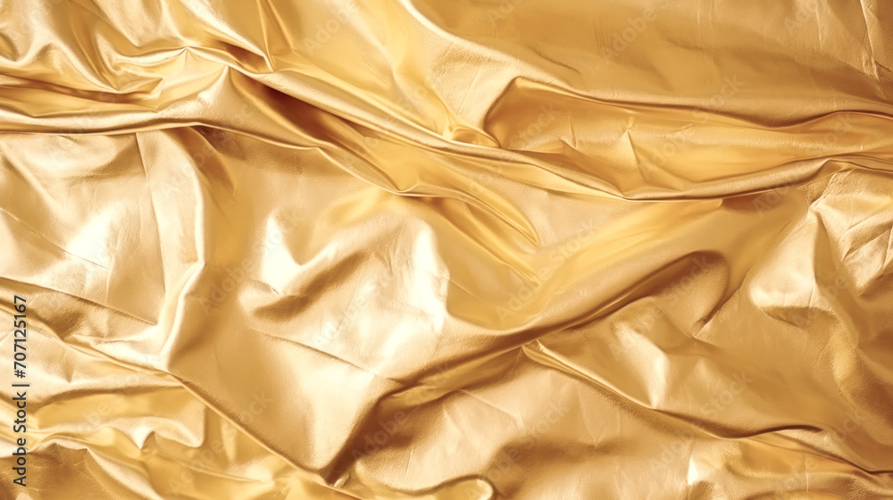 texture of a golden wrinkled fabric texture of a golden wrinkled fabric