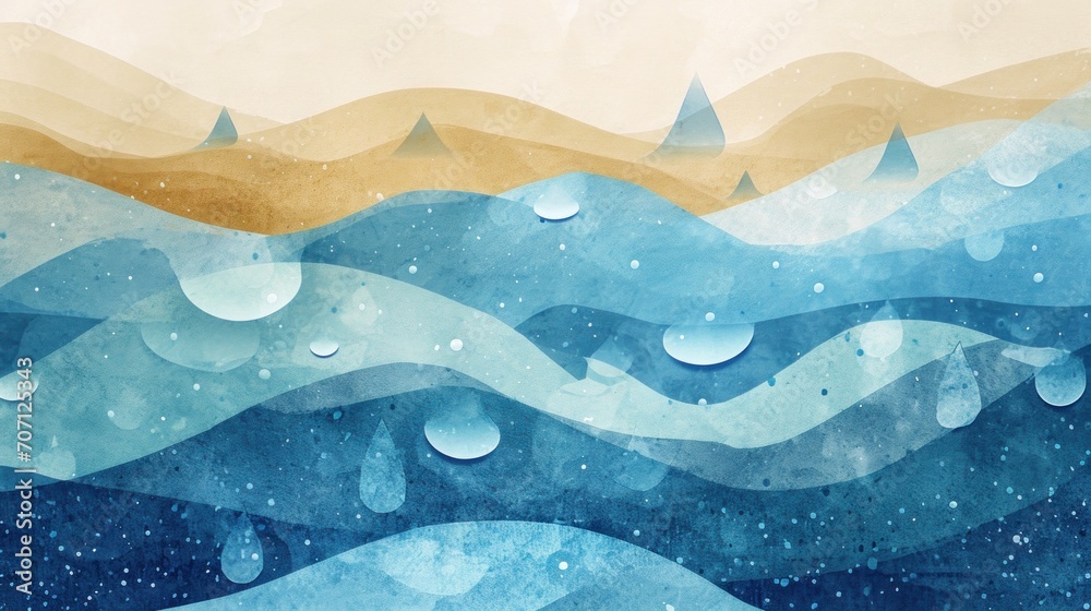 Water Conservation: Water Droplets and conceptual metaphors of Preservation and Care