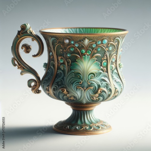 valuable antique glass cup 