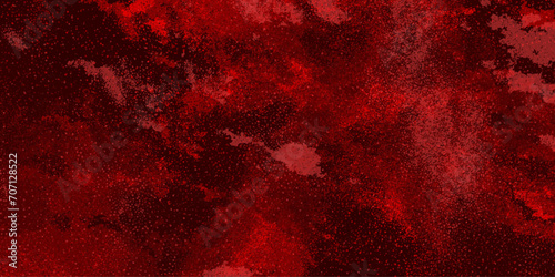 Red glitter art water ink. splash paint grain surface aquarelle paintedpowder on. messy paintingwater splashspray paint,liquid color watercolor on. 