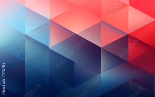 blue and purple gradient geometric shapes background. generative ai