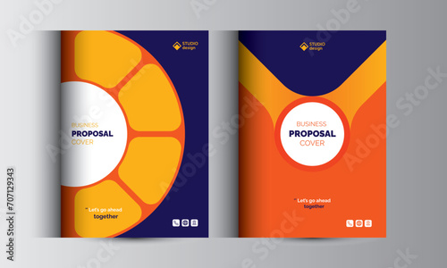 Business Proposal Catalog Cover Design Template Concepts