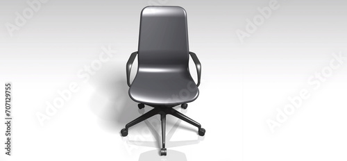 chair design background 3D illustration