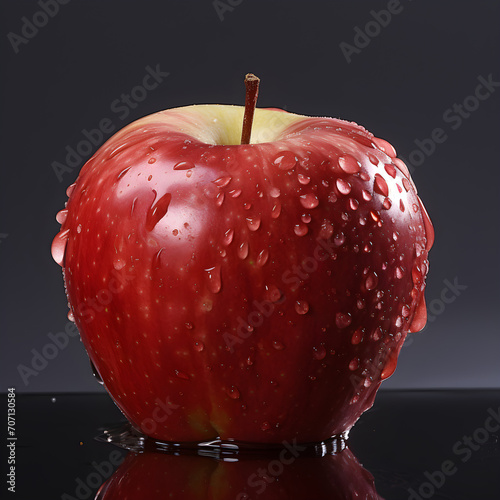 fresh red apple and healthy, apple