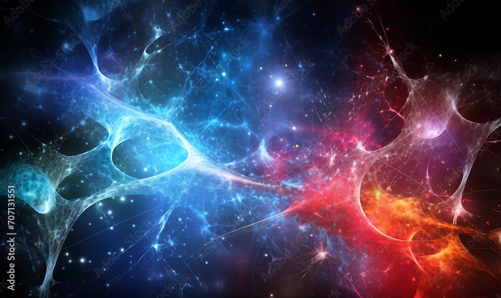 The conceptual link between neuron cells and concentrations of galaxies in the universe. Generative Ai
The conceptual link between neuron cells and concentrations of galaxies in the universe. Generative Ai