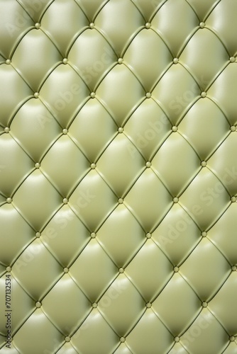 Seamless light pastel olive diamond tufted upholstery background texture © GalleryGlider