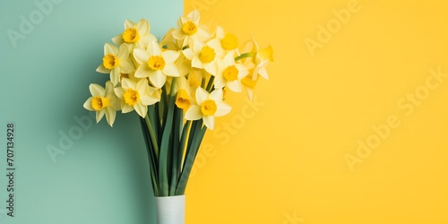 bunch of daffodils photo