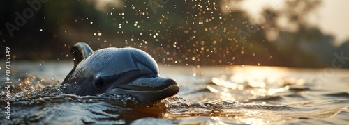 Elusive Irrawaddy River Dolphin in the Murky Mekong Waters