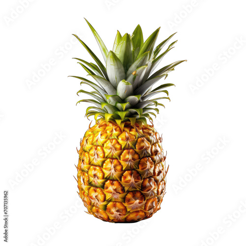pineapple, Fresh pineapple, fresh fruit on transparent background. Element for design