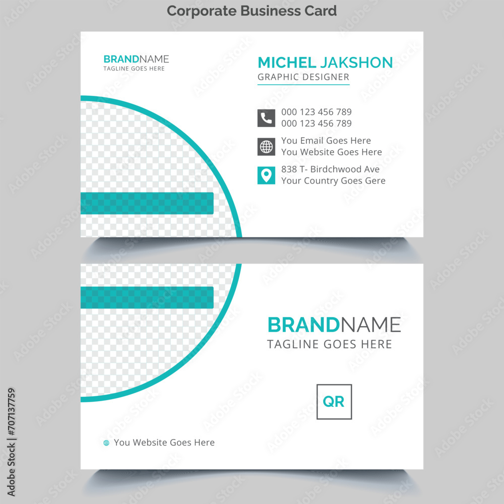 Corporate Business Card Template Design