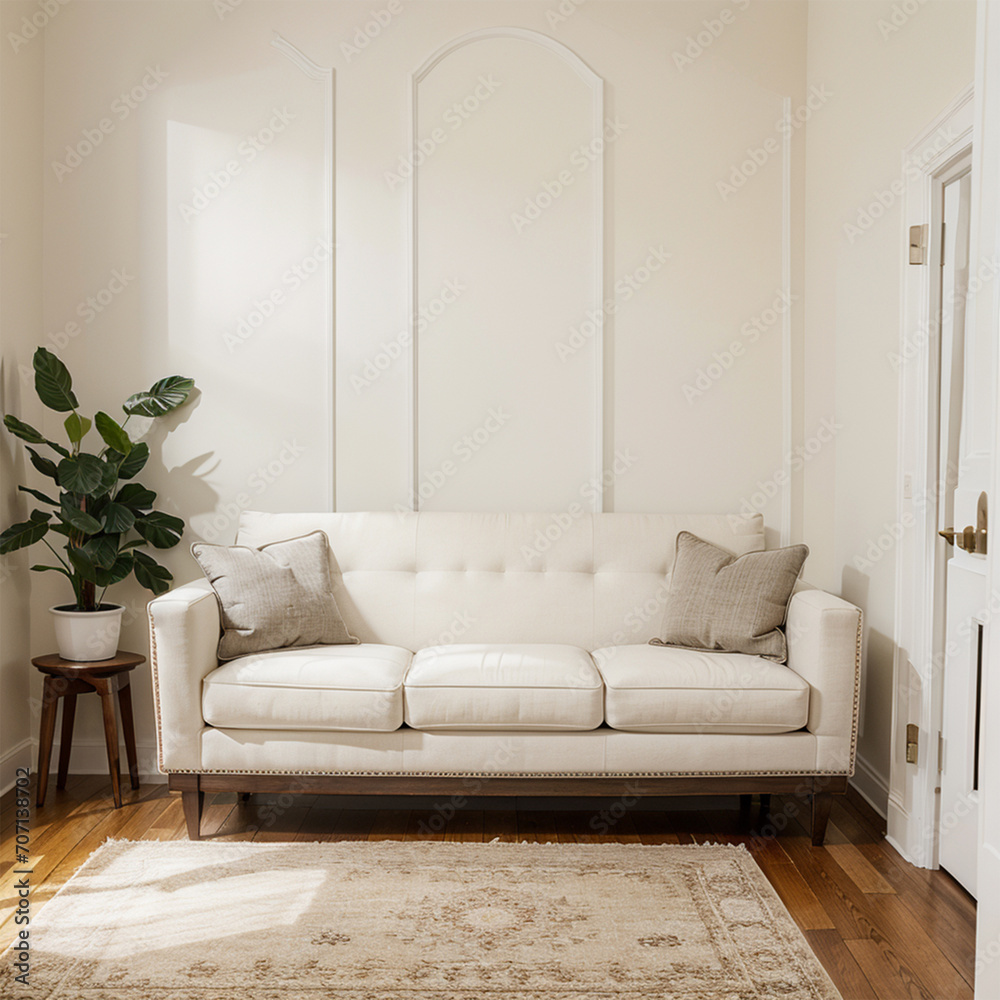 Fototapeta premium modern living room with sofa