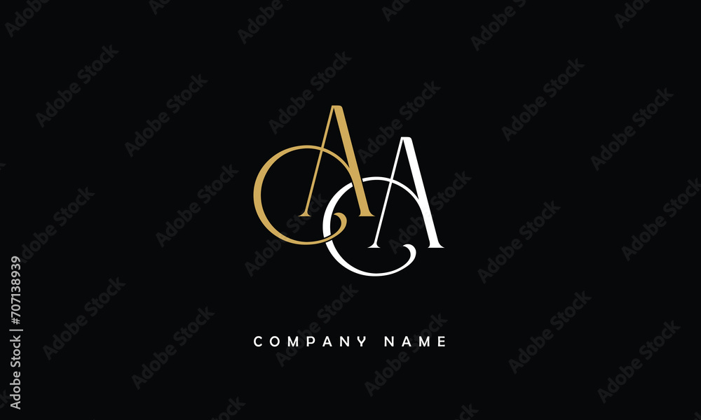 AA, AA Abstract Letters Logo Monogram AA, AA Abstract Letters Logo Monogram