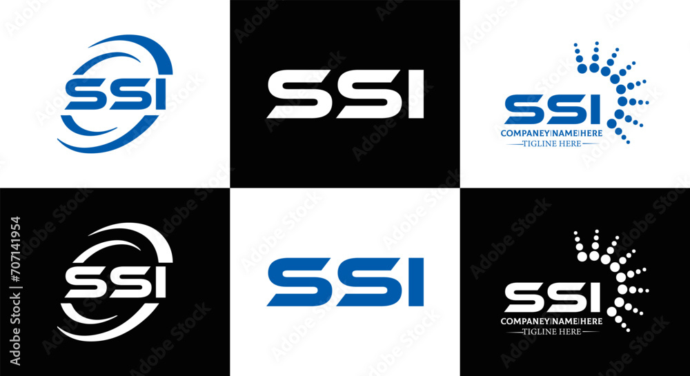 SSI logo. S S I design. White SSI letter. SSI, S S I letter logo design. Initial letter SSI letter logo set, linked circle uppercase monogram logo. S S I letter logo vector design.
SSI logo. S S I design. White SSI letter. SSI, S S I letter logo design. Initial letter SSI letter logo set, linked circle uppercase monogram logo. S S I letter logo vector design.