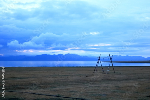 Song kol Lake  Kyrgyzstan  Central Asia