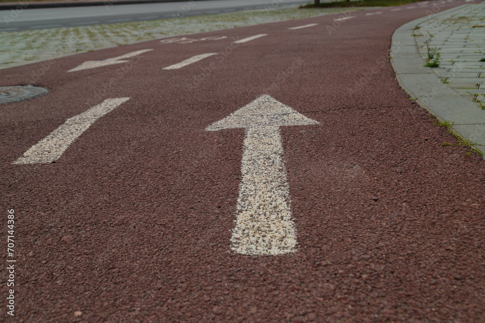 Obraz premium Traffic signs on the streets of Baku