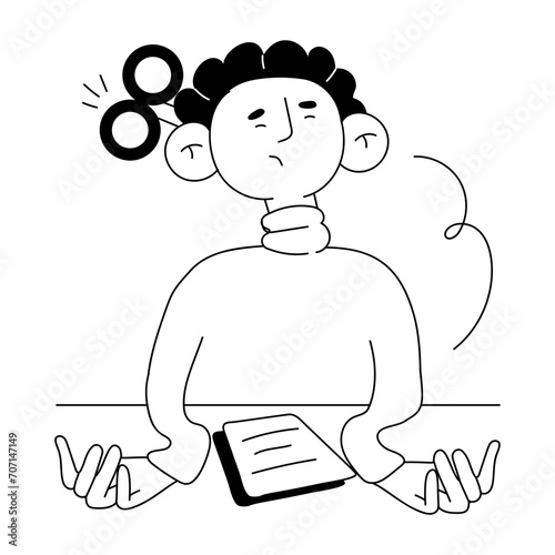 Exhausted Employee 
