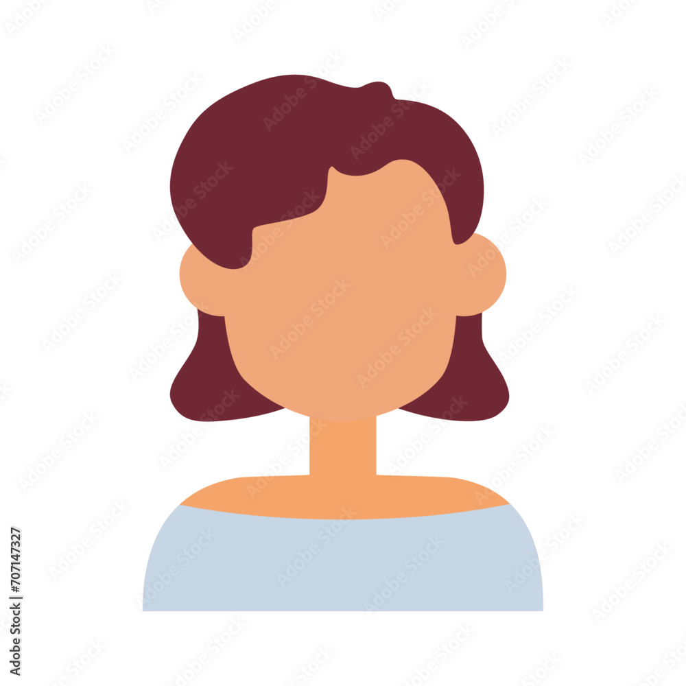Vector flat illustration. Avatar, user profile, person icon, profile picture. Suitable for social media profiles, icons, screensavers and as a template. Vector flat illustration. Avatar, user profile, person icon, profile picture. Suitable for social media profiles, icons, screensavers and as a template.