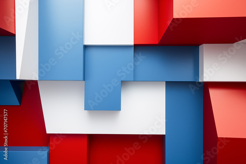 Abstract blue red and white colors background with the concept of elections in the United States