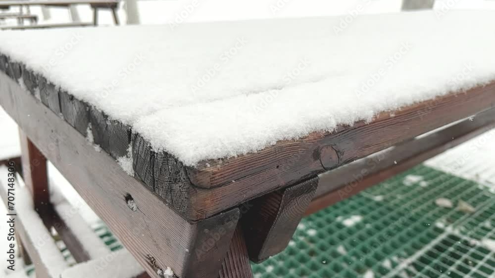 Snowflakes falling outdoors in winter slow motion Snowflakes falling outdoors in winter slow motion