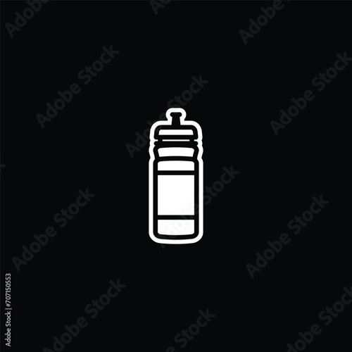 Original vector illustration. The icon of a sports water bottle.