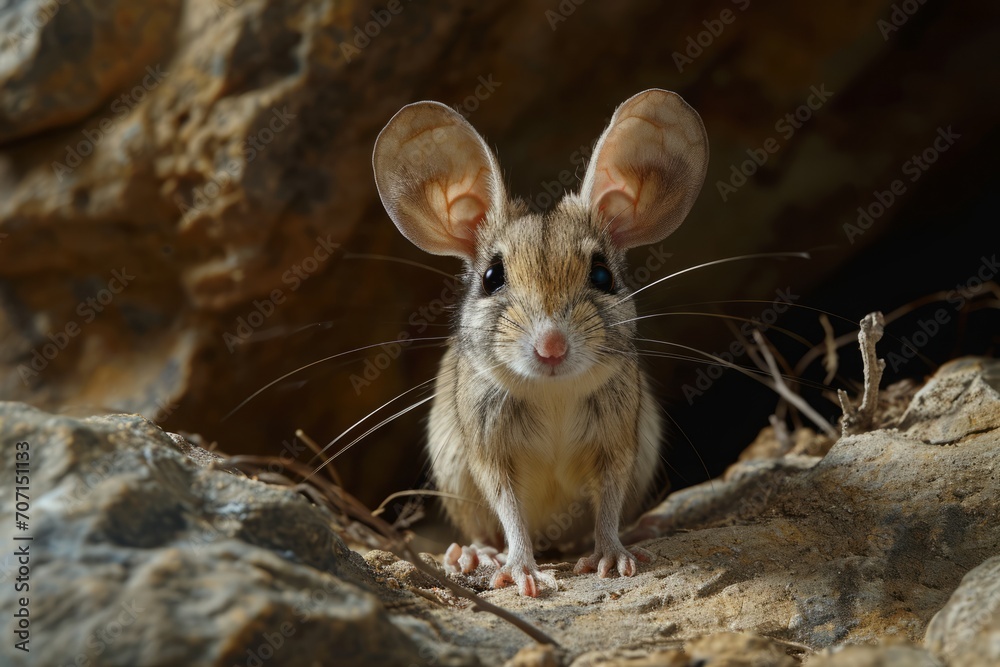 Inquisitive jerboa: A rare capture of a jerboa peering out from its ...