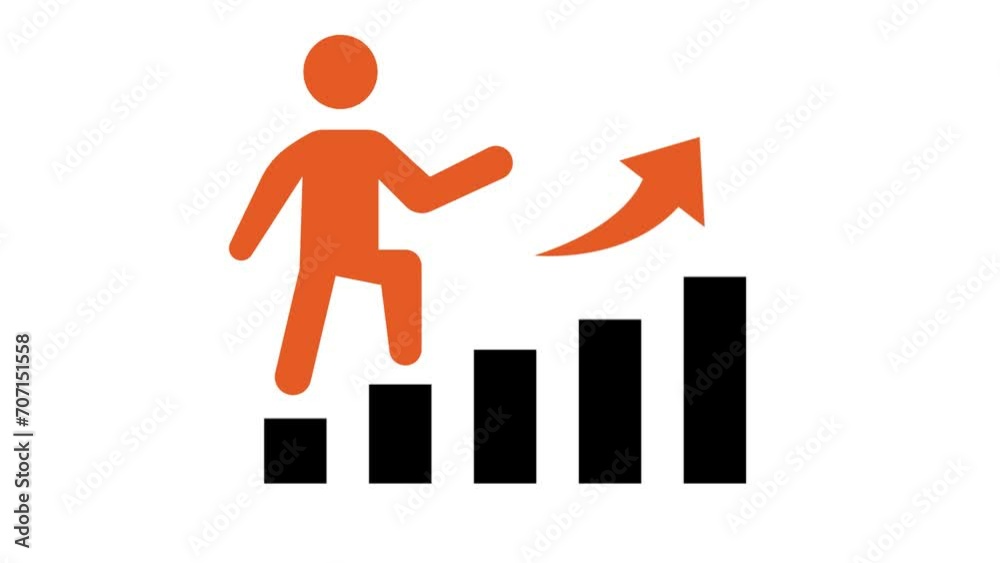 businessman running sideview icons businessman running sideview icons