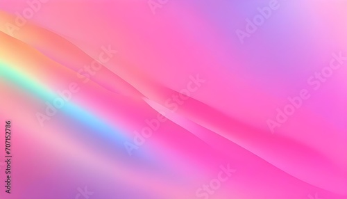 Pastel colors cute pink holographic gradient background design.