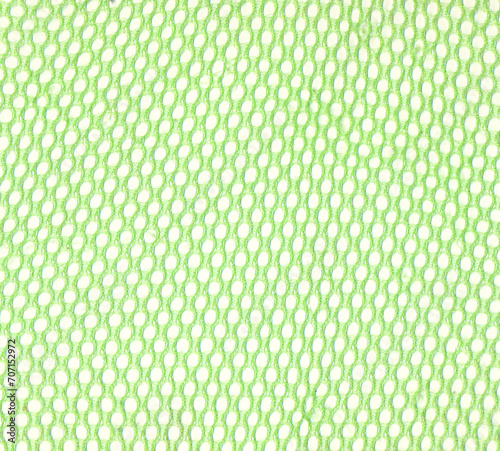 Abstract green meshy background for design. Textured imitation of a mosquito net. photo