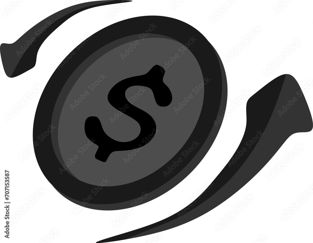 Detailed vector illustration depicting various elements related to money, providing a comprehensive visual representation Detailed vector illustration depicting various elements related to money, providing a comprehensive visual representation