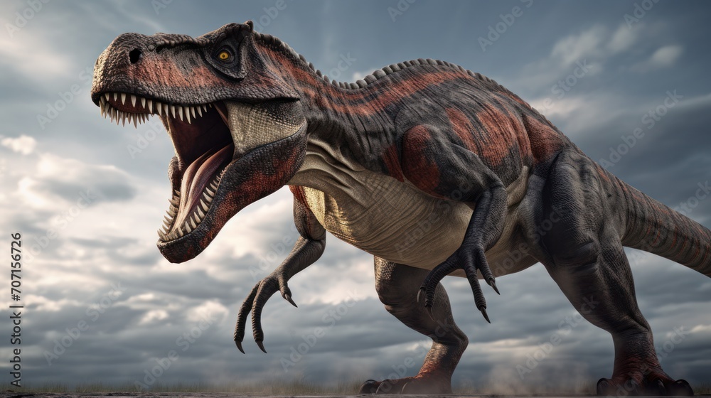 Fototapeta premium allosaurus concept