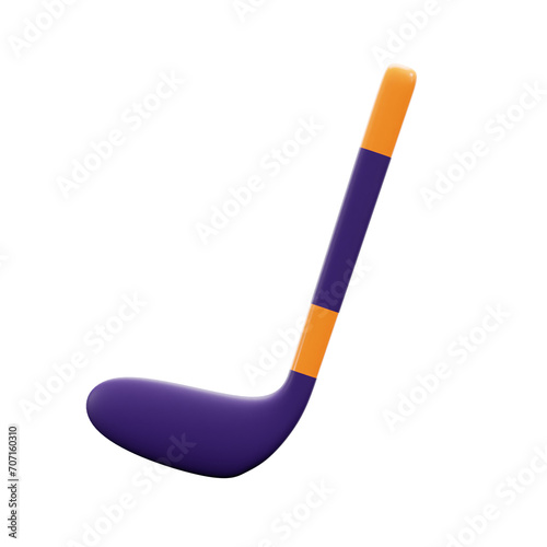 Photography Ice Hockey Stick 3d Icon