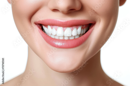 Close-Up View of a Woman s Gorgeous and Impeccable Teeth