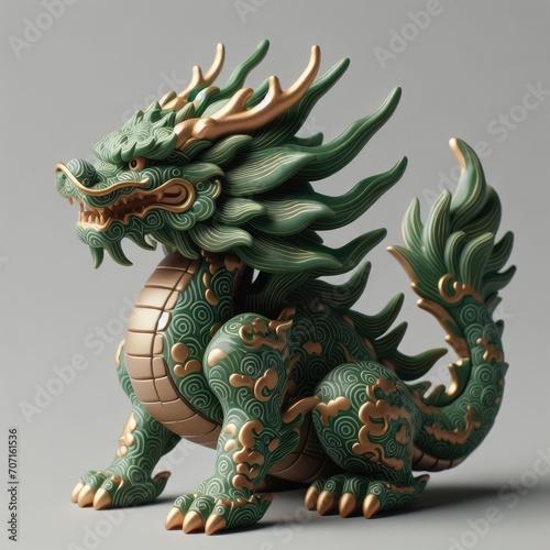 chinese dragon statue 