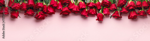 Rose flowers composition.Valentine's Day Background