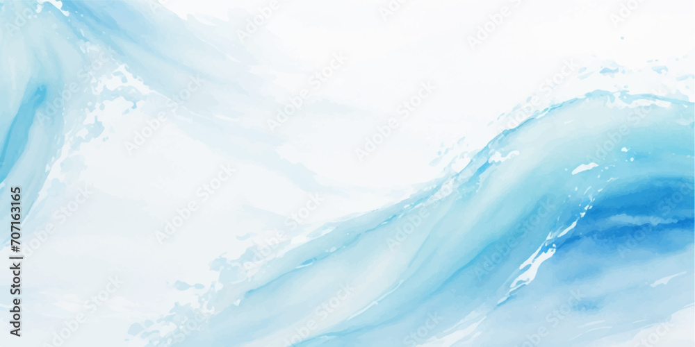 abstract soft blue and white abstract water color ocean wave texture background. Banner Graphic Resource as background for ocean wave and water wave abstract graphics	