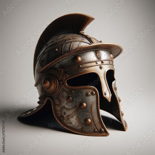 medieval knight greek spartan gladiator helmet 