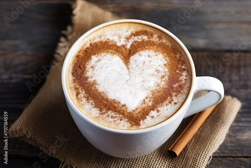 Espresso Passion: Heartful Foam Delight in Your Coffee