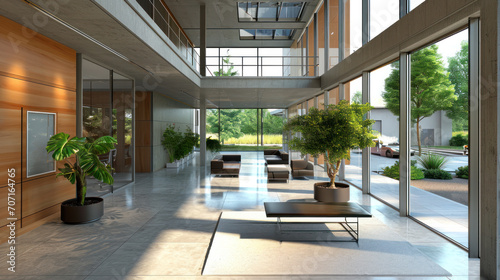 Modern Office open space Interior