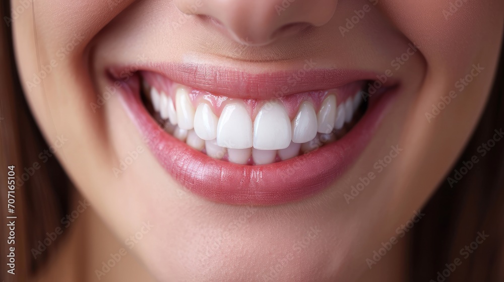 closeup shot of white and clean teeth closeup shot of white and clean teeth