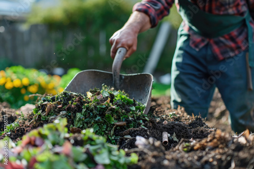 Shoveling Compost: Man's Enriching Task